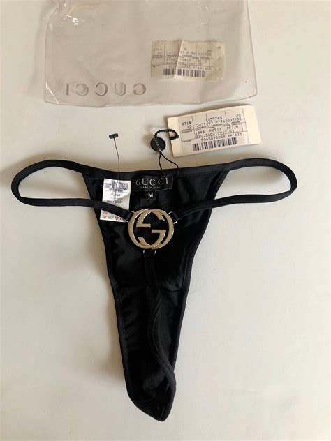 gucci thong panties price|gucci thong bathing suit.